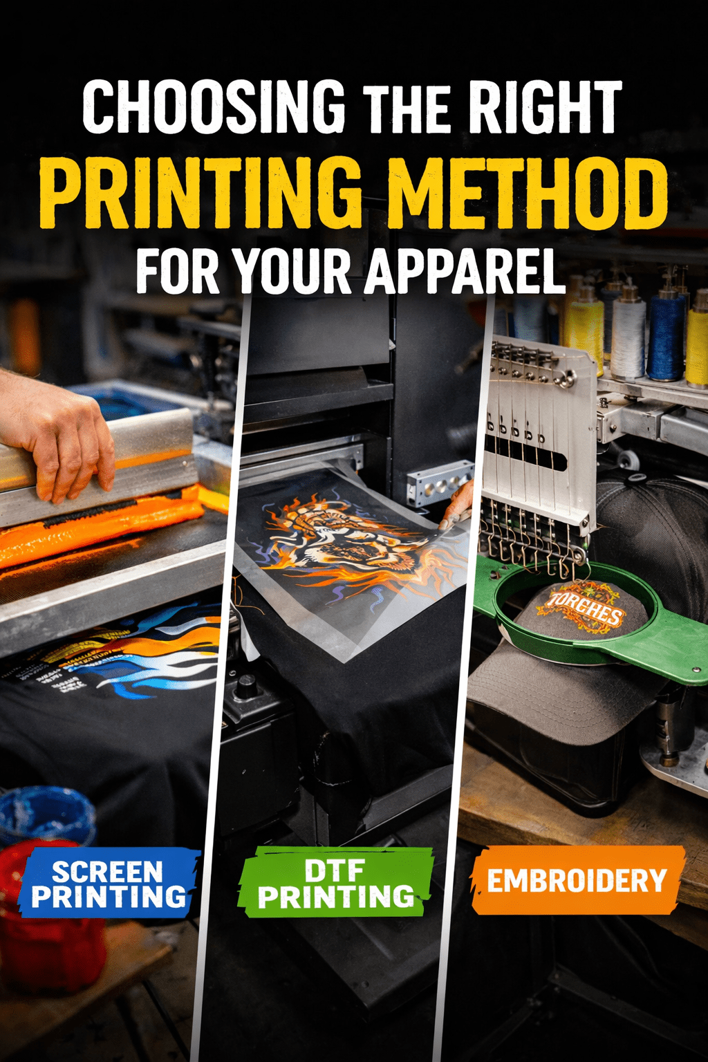 Choosing the Right Printing Method for Your Apparel