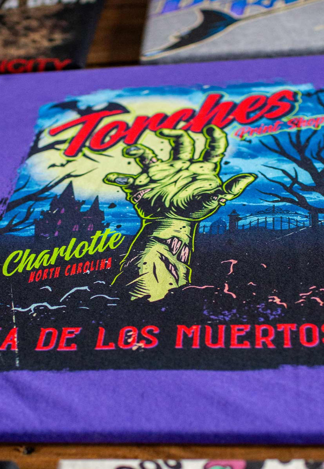 Torches Print Shop, Dia de los muertos t-shirt